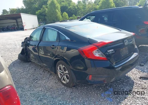 2018 Honda Civic Lx from USA, damaged, VIN 19XFC2F54JE033365